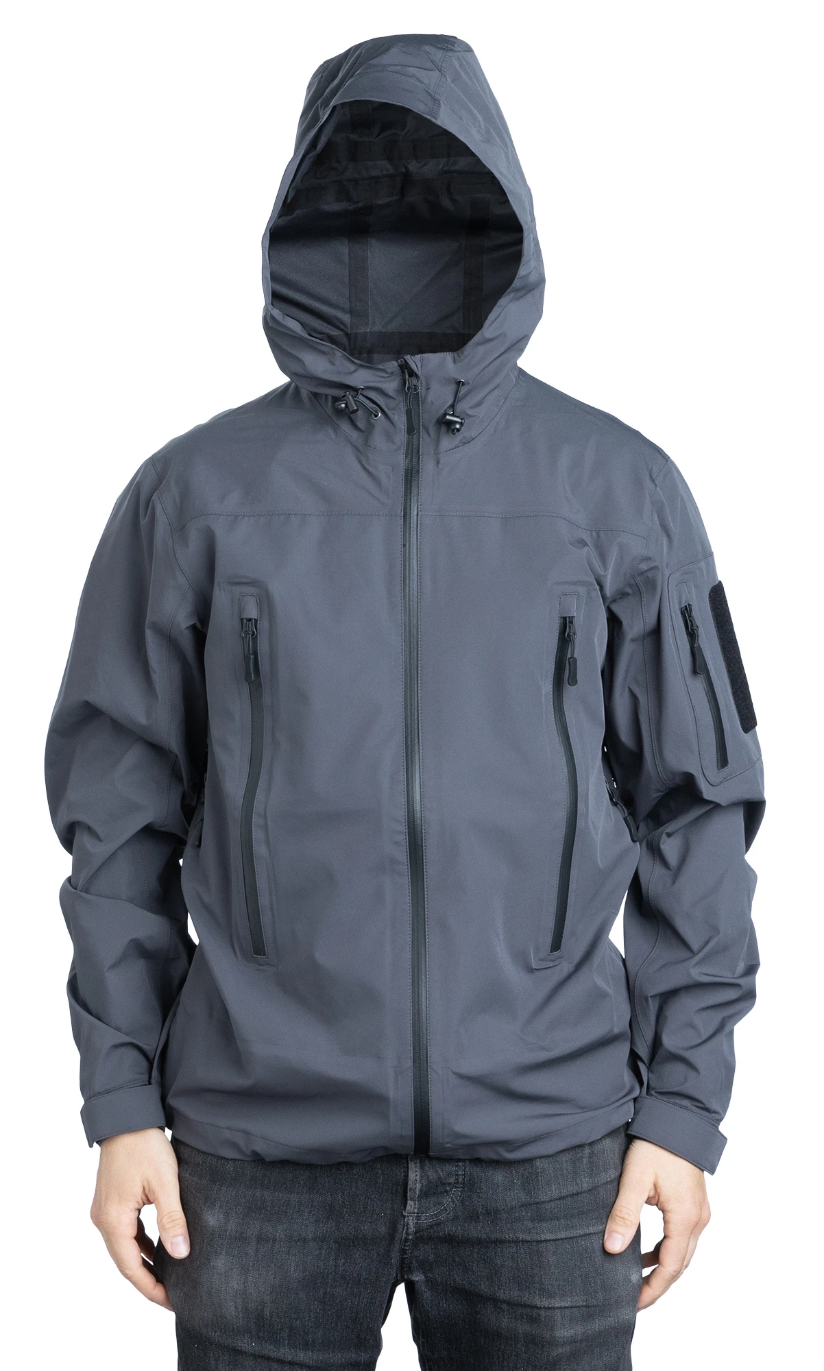 Sarma Hardshell Jacket Gray Medium Regular