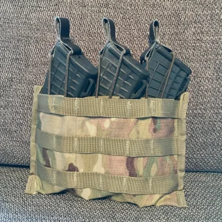 Easily convertible to hold AK mags with some extra DIY materials.