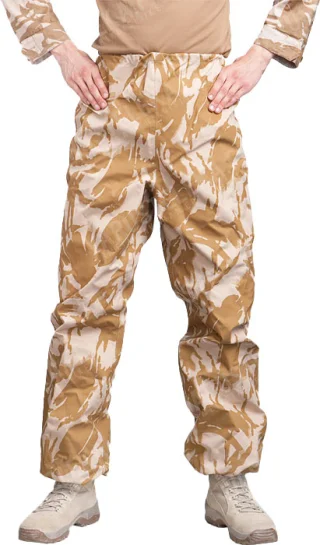 British MVP rain trousers, Desert DPM, surplus