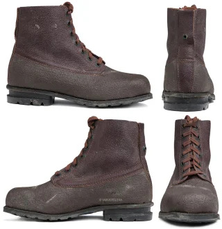 Many of the used boots look like this. However the eyelets are usually oxidated. Some boots have seen honest use, but that doesn't really affect their usability. 