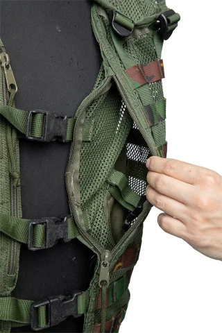 A holster inside.