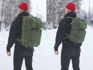 Särmä Large Assault Pack and Särmä Assault Pack compared