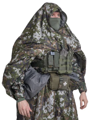 Allows acces to fighting gear and jacket pockets. Old version with gray lining.