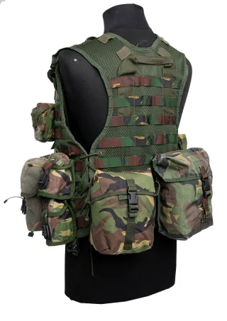 An example of the pouch attached to a vest.