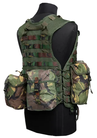 An example of the pouch attached to a vest.