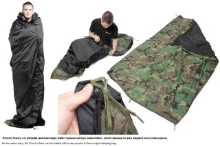 Pictured is the US Army poncho liner, but you get the idea.