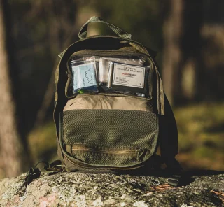 Pictured with Särmä TST CP10 Mini Combat Pack.