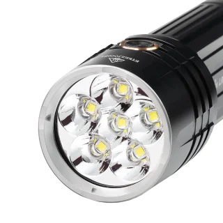 Six Luminus SST40 LEDs help you search for that Nazi base on the dark side of the Moon.