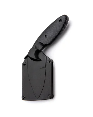 Because of the handle design, the knife is drawn like a pistol.