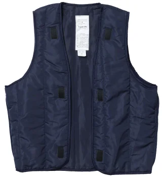 A vest type liner helps to retain the heat where it's most needed.