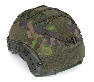 Sufficient loop bases and elastic cordage for attaching ID and IFF patches, and camo material, and cable management.