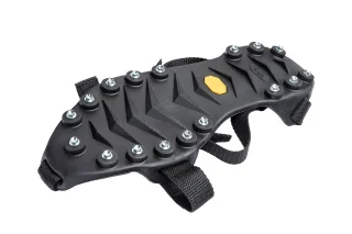 Tough Vibram rubber sole with 17 replaceable studs.