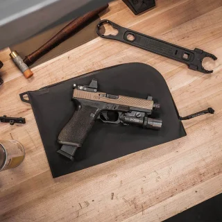 Glock adjustment tools on display.