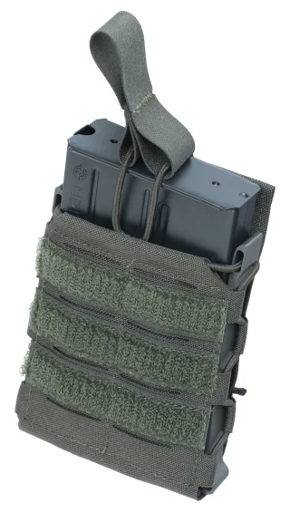 When lid is rolled inside, the pouch can also be used with 10 rnd AICS style magazines