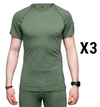 Särmä TST L1 T-shirt, Merino Wool, 3-Pack