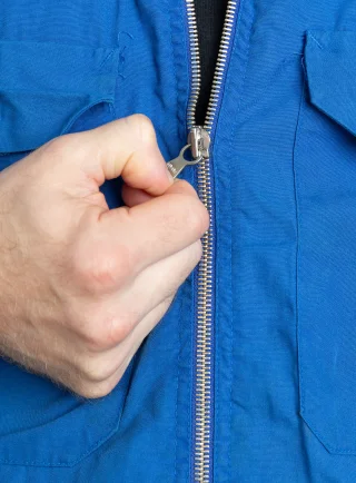 The zipper opens a gateway to your inner self. And the jacket.