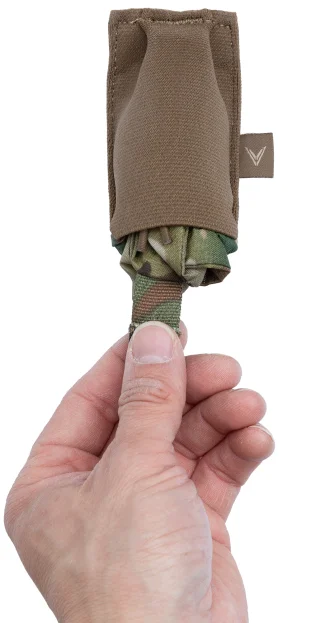 . To deploy the bag, simply yank the webbing pull tab. 