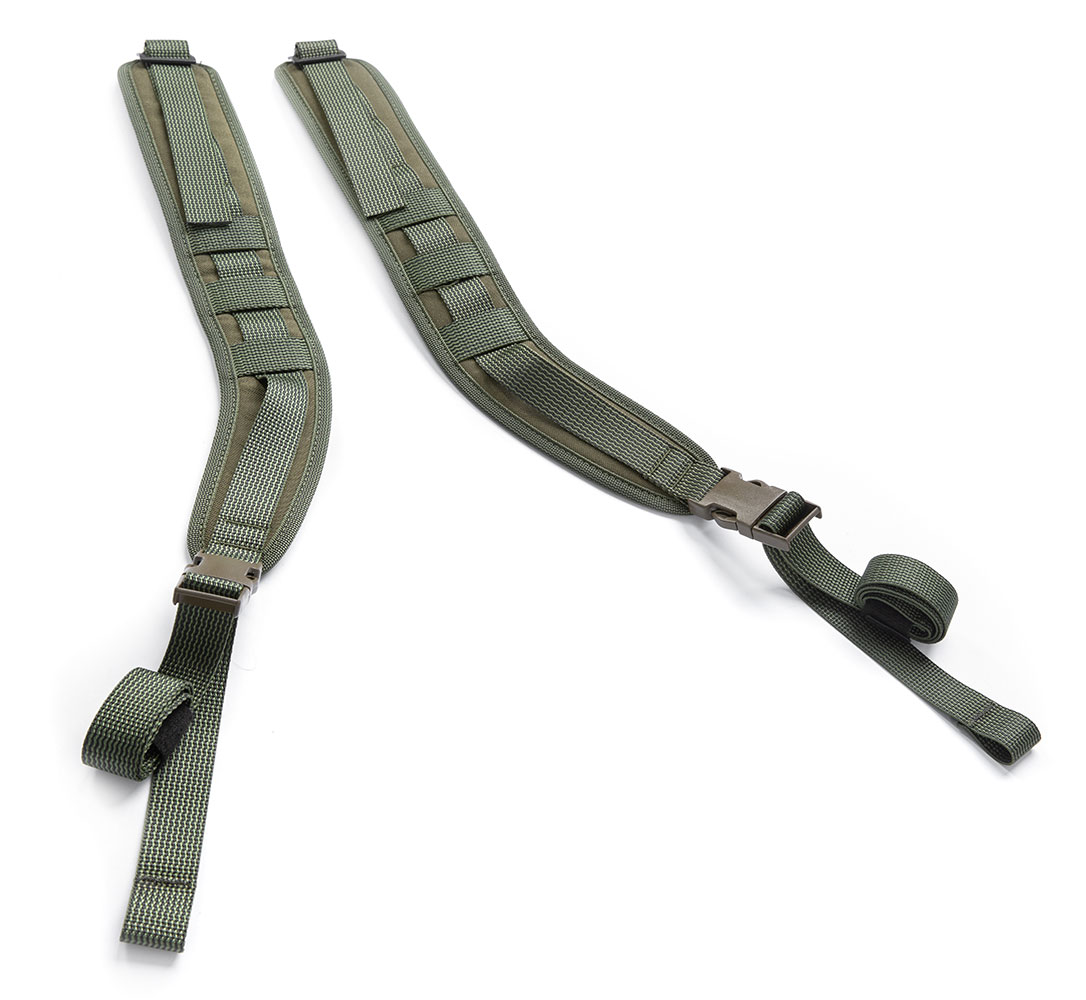 Rucksack strap clearance padding