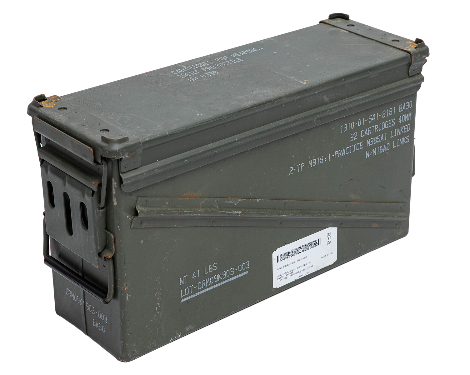 US Ammunition Box, 40 mm, Surplus - Varusteleka