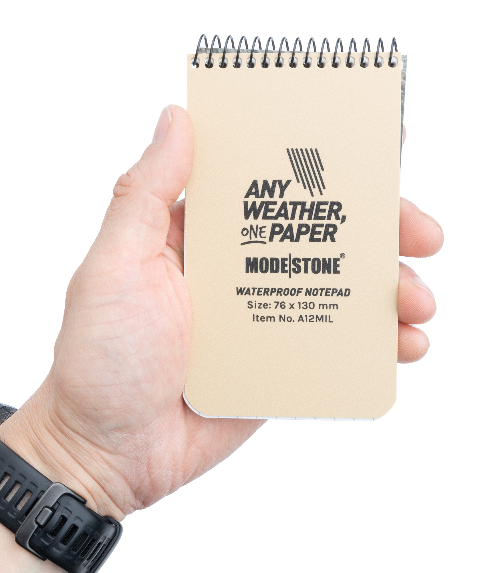 Modestone Waterproof Notepad, 76 x 130 mm - Varusteleka