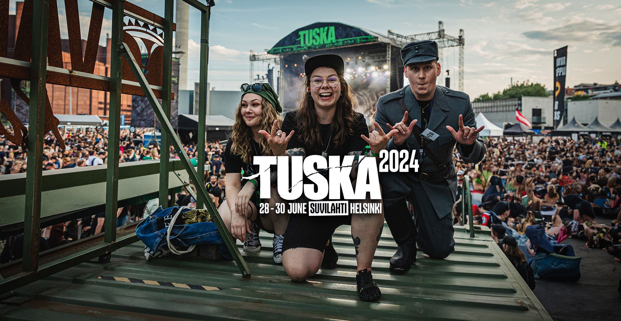 Varusteleka goes Tuska, 28.–30.6.2024